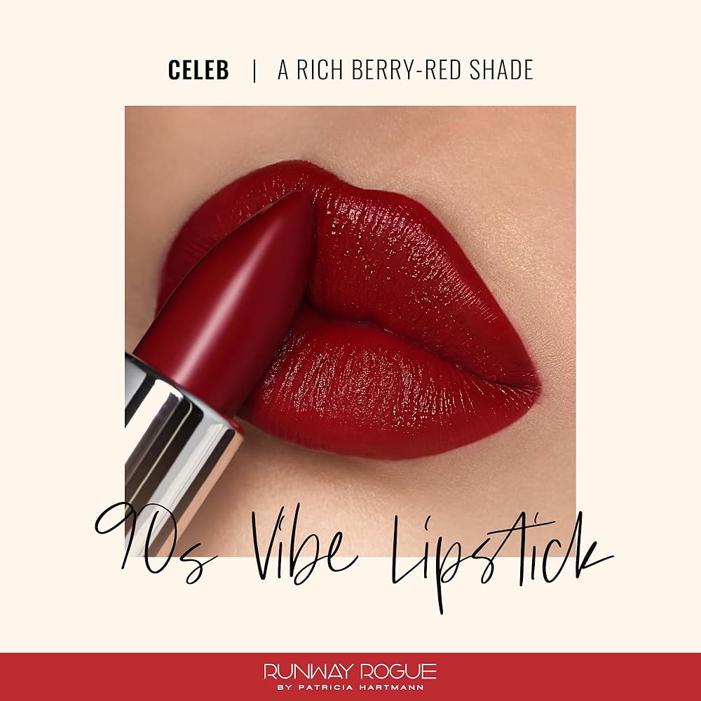 Amazon.com : Runway Rogue 90s Vibe Lipstick, Moisturizing